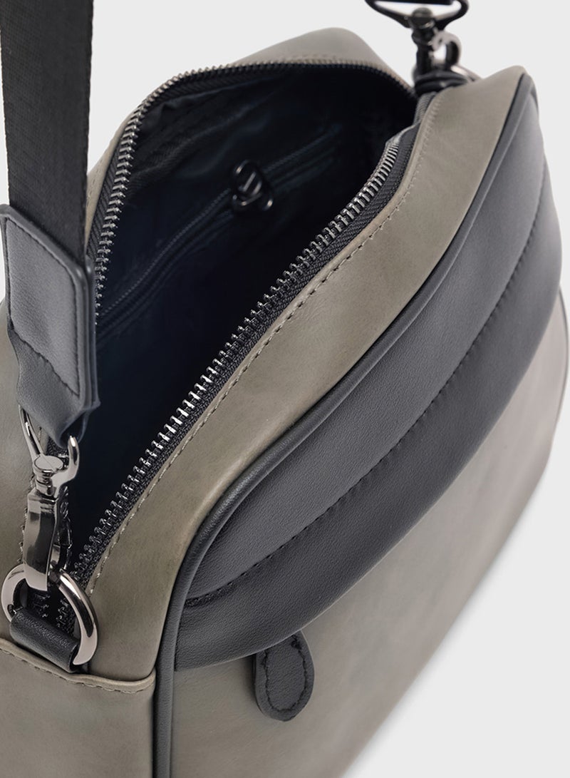 Robert Wood Cross Body Messenger  - Image 5