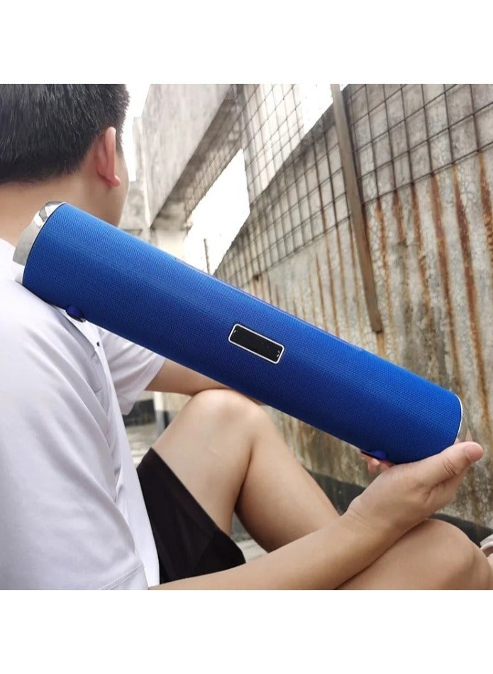 Sub speaker - Bluetooth Sound Bar TV Speaker with Battery Charger and Wireless Subwoofer Support Bluetooth Connection USB Micro SD Card - Gaming Speaker Subwoofer Stereo Surround 3.5mm AUX Jack Powerful Bass for PC - Portable Easy to Carry Speakers for PC Travel TV Family Events - Wireless HiFi Long Range Desktop Speaker - Large Subwoofer Bluetooth Speaker - Image 2