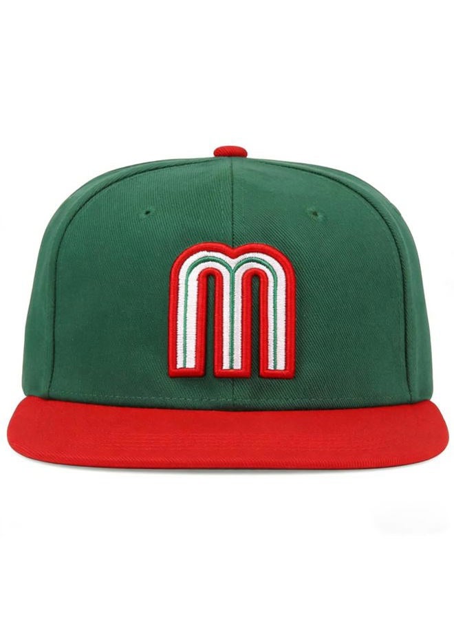 ZENRUIMING 1 Mexican National Flag Baseball Cap, Mother and Child M Embroidered Logo hat(Green) - Image 5