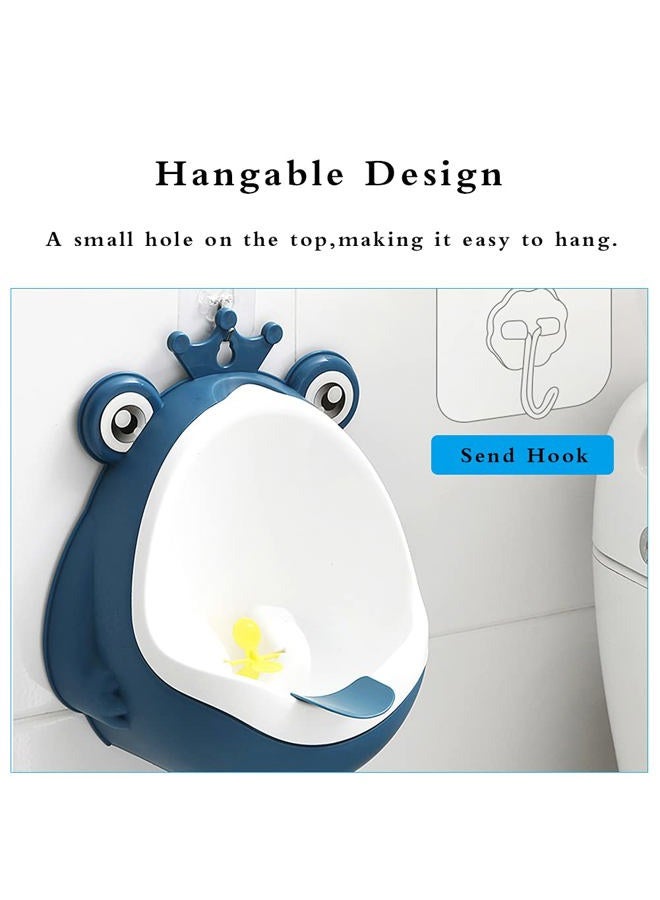 Xeehwb Frog Pee Training,Potty Training Urinal Children's Urinal Kids Toilet Child Standing Urinal Wall-Mounted Toilet for Boy - Image 5