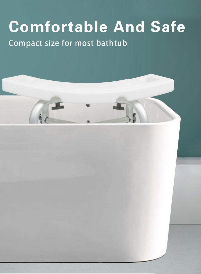Meishida Shower Stool Height Adjustable Bath Chair Narrow Shower Chair - Image 2