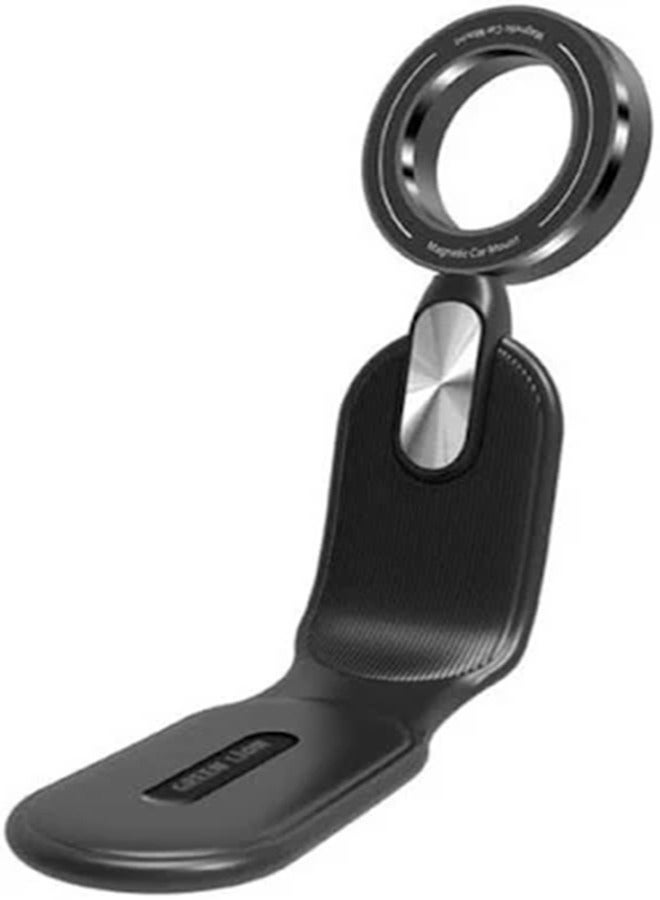 ELTRAZONE RT-201 Magnetic Phone Holder for Car – MagSafe-Compatible Dashboard & Windshield Mount, Bendable Memory Titanium Alloy Arm, 360° Adjustable Strong Magnet Phone Stand – Black - Image 4