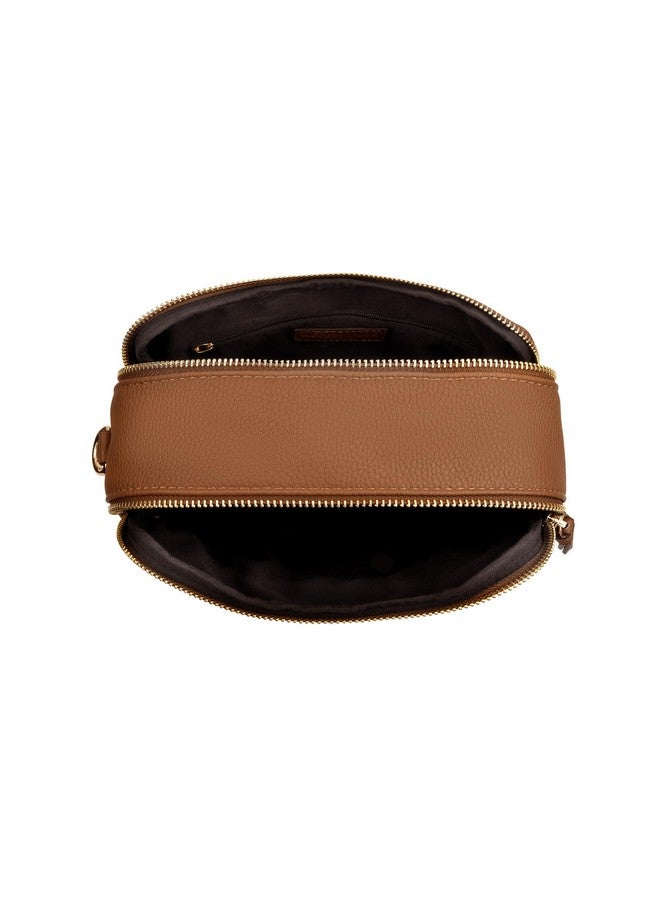 Accessorize Accessorize London Women's Tan Cross-Body Camera Bag - Image 4
