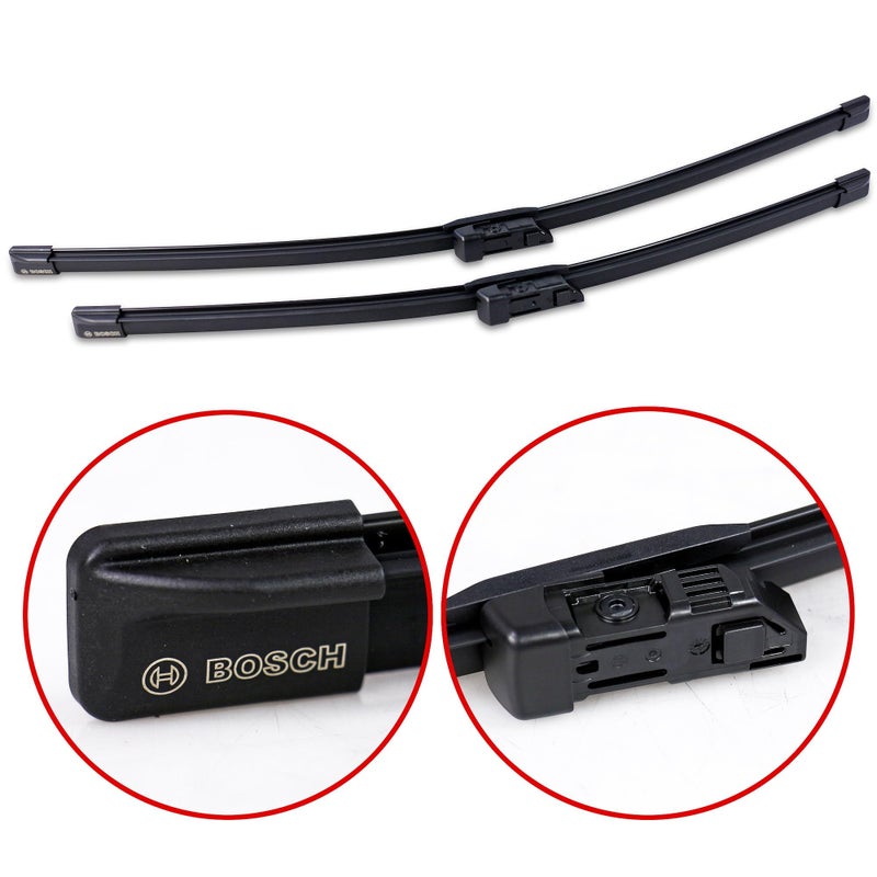 BOSCH Aerotwin 3397007297 Original Equipment Replacement Wiper Blade 24"/20" (Set of 2) - Image 3