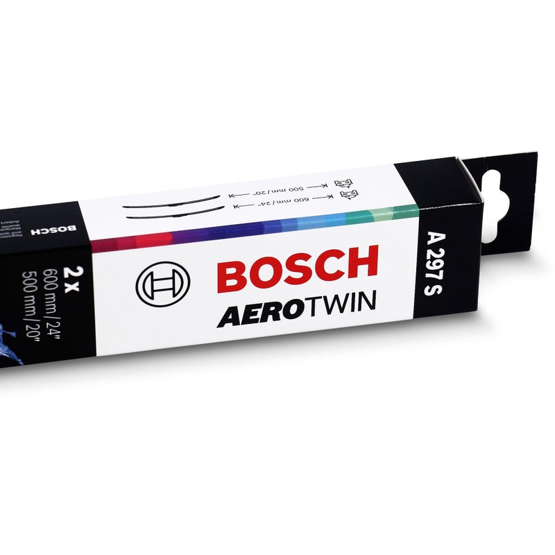 BOSCH Aerotwin 3397007297 Original Equipment Replacement Wiper Blade 24"/20" (Set of 2) - Image 2