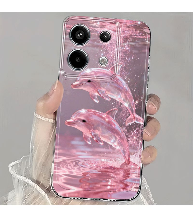 Transparent Clear Phone Case With TPU Shockproof Protection Soft Back Cover For Xiaomi POCO C75 - Image 1