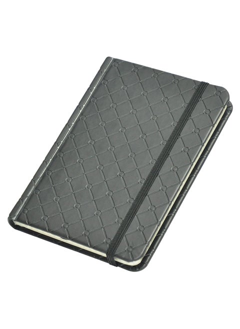 A6 PU Cover Notebook With Elastic Band BLACK