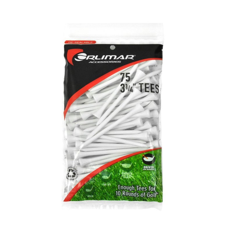 Orlimar Golf Tees 3 1/4-Inch, White (75-Pack) - Image 5