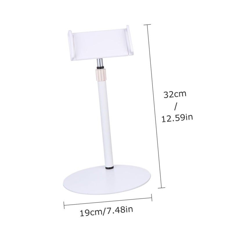 Adjustable Tablet Stand Holder White Multi Angle Universal Desktop Charging Dock Portable - Image 3