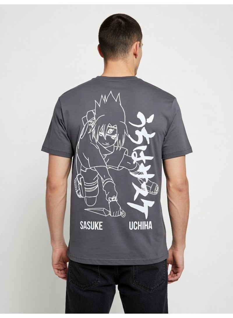 ناروتو تيشيرت رجالي - قصة مريحة للجسم - Image 4