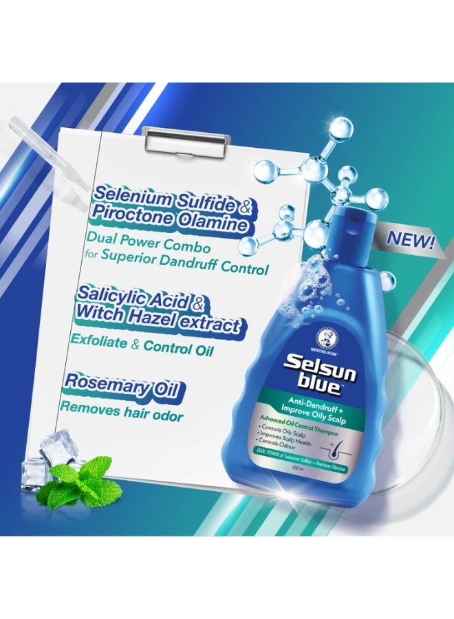 Selsun Blue Advanced Oil Control Duo Set (Shampoo 200ml + Mist Set 90ml) - Image 3