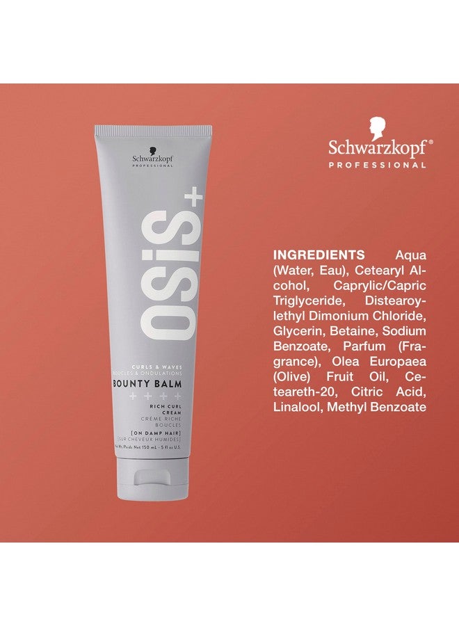 OSiS+ Bounty Balm Rich Curl Cream 5oz | Reduces Frizz and Enhances Natural Textures | Non-Stiff | Non-Crunchy | All Curly Types - Image 5
