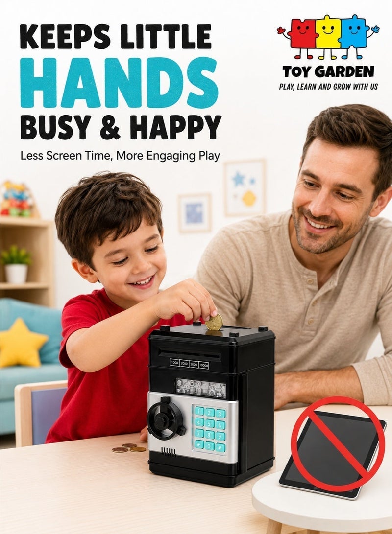 TOY GARDEN Electronic Money Bank for Kids - Password Lock, Auto Scroll Savings Box & Mini ATM Coin Bank | Best Birthday Gift - Image 5