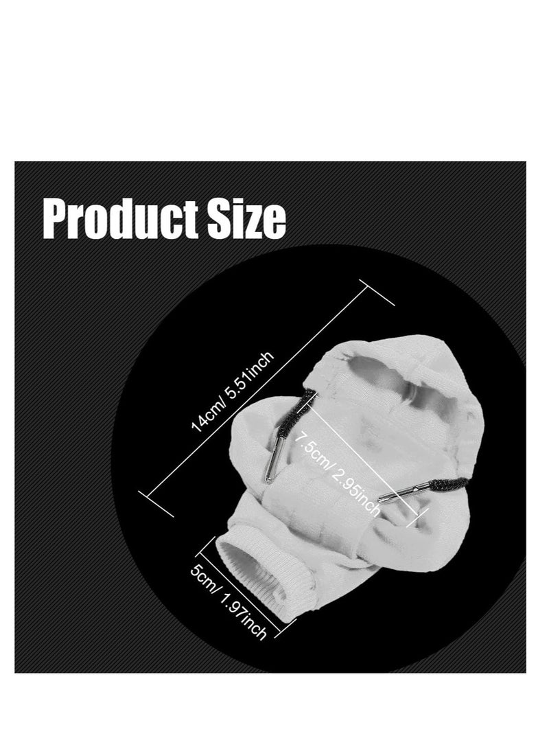 SOLARAE غطاء مقبض نقل الحركة للسترة، غطاء مقبض ناقل الحركة للسيارة، غطاء مقبض الرافعة لتزيين داخل السيارة لمعظم المركبات (2 قطعة، رمادي) - Image 2