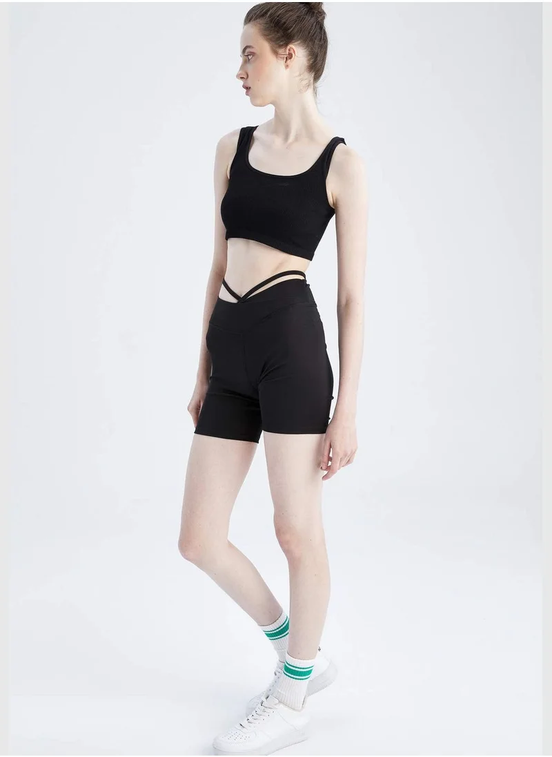 DeFacto Crew Neck Strappy Sports Bra