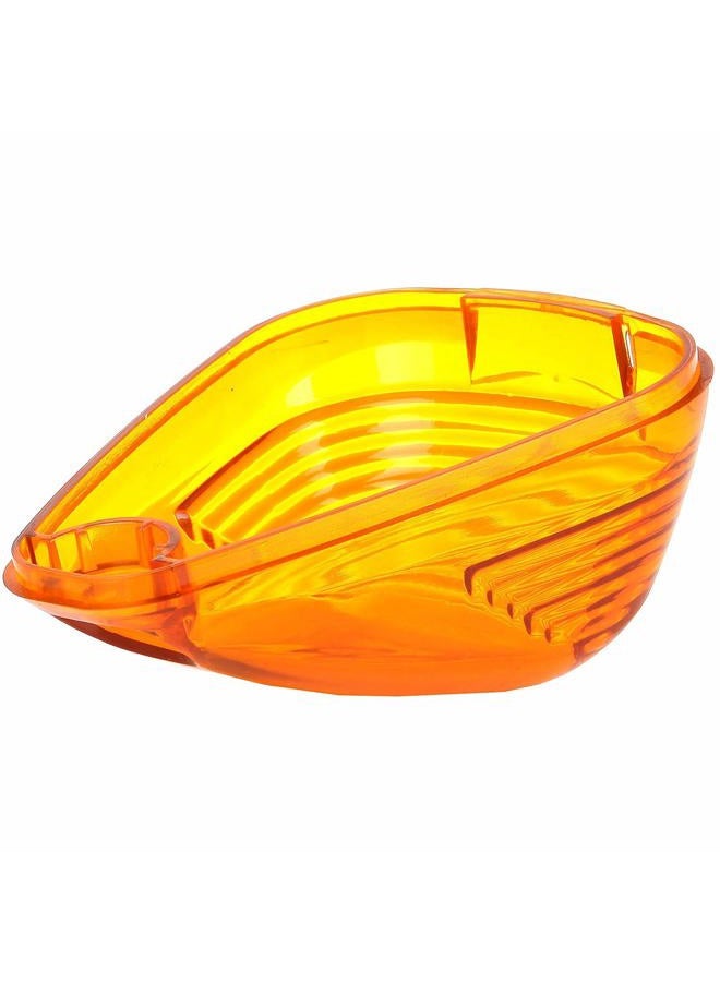 MARLBSTON 5 X Cab Marker Light Cover, Cab Roof Running Light, Top Clearance Light Compatible with 1999-2016 Ford F250 F350 F450 F550 F650 F750 E150 E250 E350 E450 Super Duty Pickup Trucks (Amber Cover) - Image 4