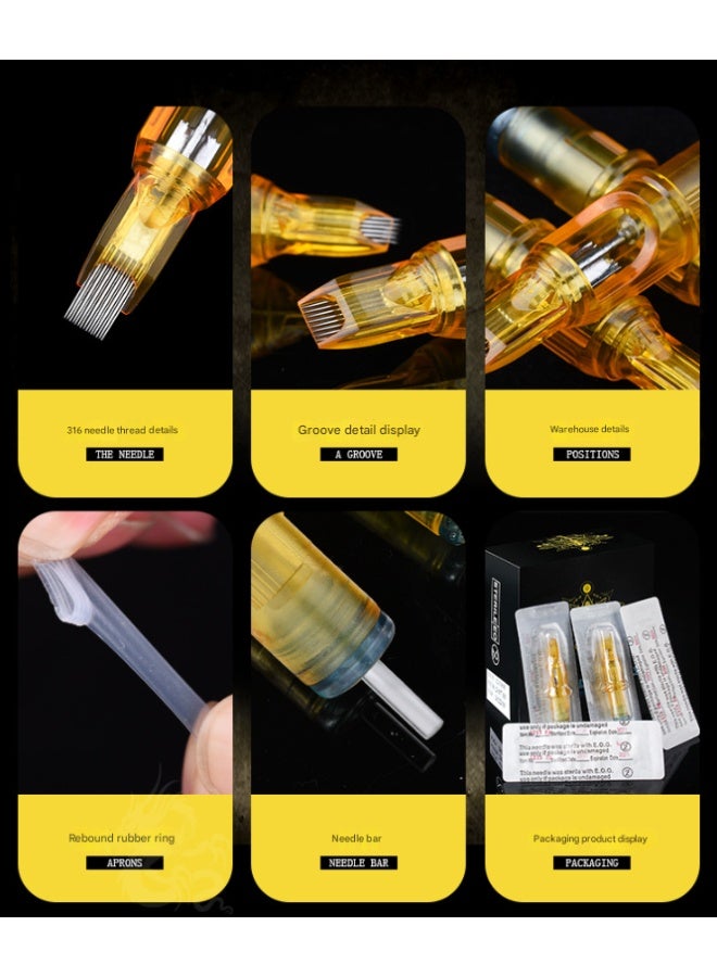 YILONG إبرة الوشم المتكاملة الجديدة من ييلونغ - إبرة تطريز الوشم القابلة للاستخدام لمرة واحدة - معدات الوشم المتكاملة - Image 2