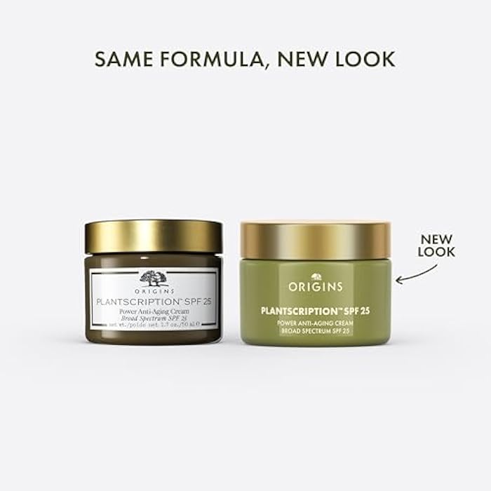 Origins Plantscription SPF 25 Power Anti-Aging Face Cream | Moisturizer with SPF to Visibly Reduce Fine Lines | With Peptides & Hyaluronic Acid, 1.7 Fl Oz - Image 2