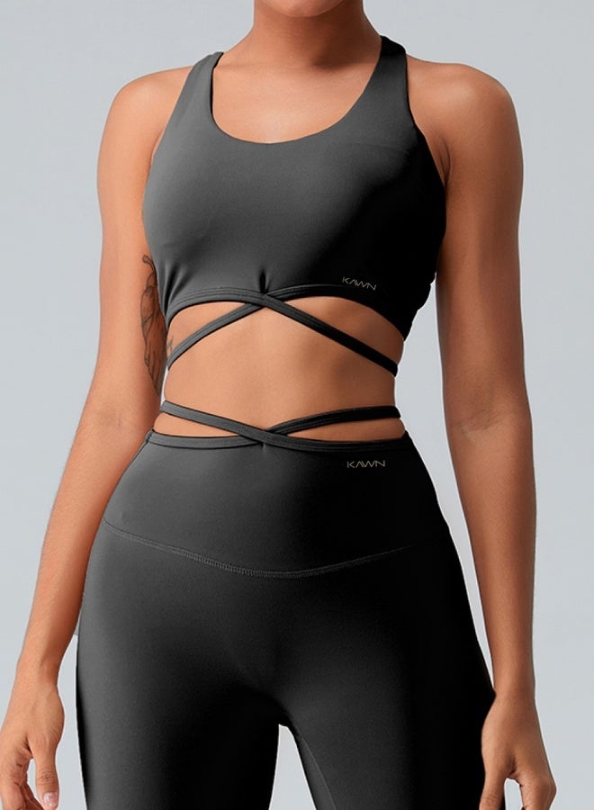 KAWN.YOGA Womens X Back Sports Bra  - Image 3