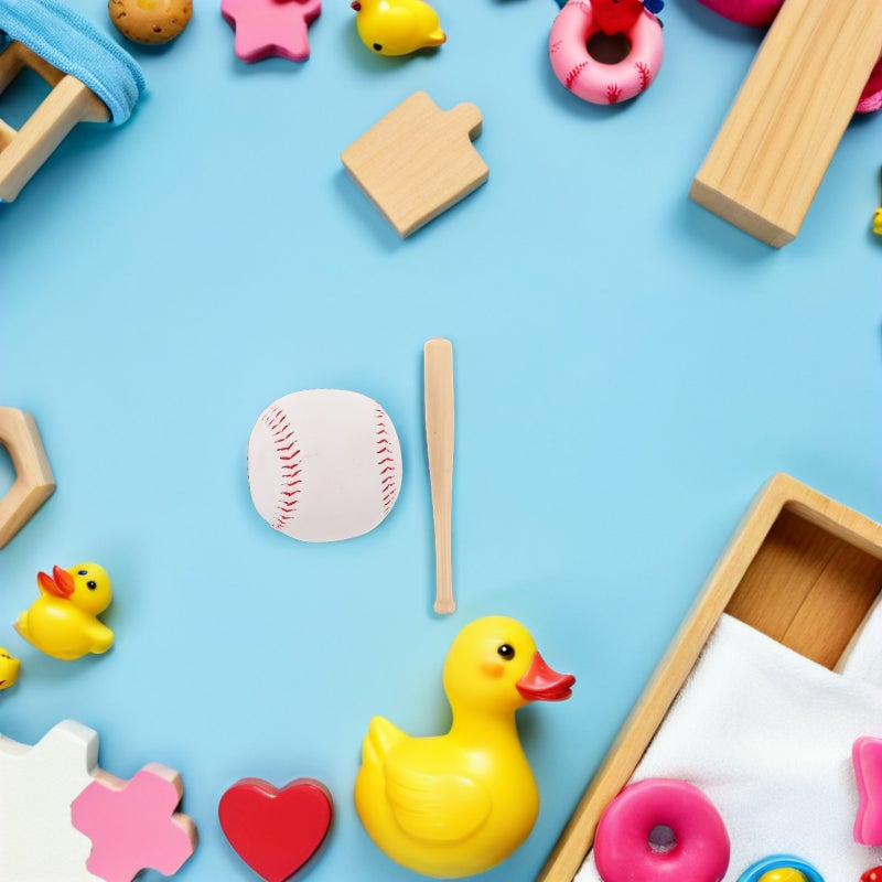 1 Set Kids Baseball Bat: Kids Baseball Playset With Small Bat And - Outdoor Sports Beginner Practice Set For Backyard Fun Gatherings - Image 2