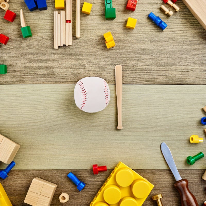 1 Set Kids Baseball Bat: Kids Baseball Playset With Small Bat And - Outdoor Sports Beginner Practice Set For Backyard Fun Gatherings - Image 5