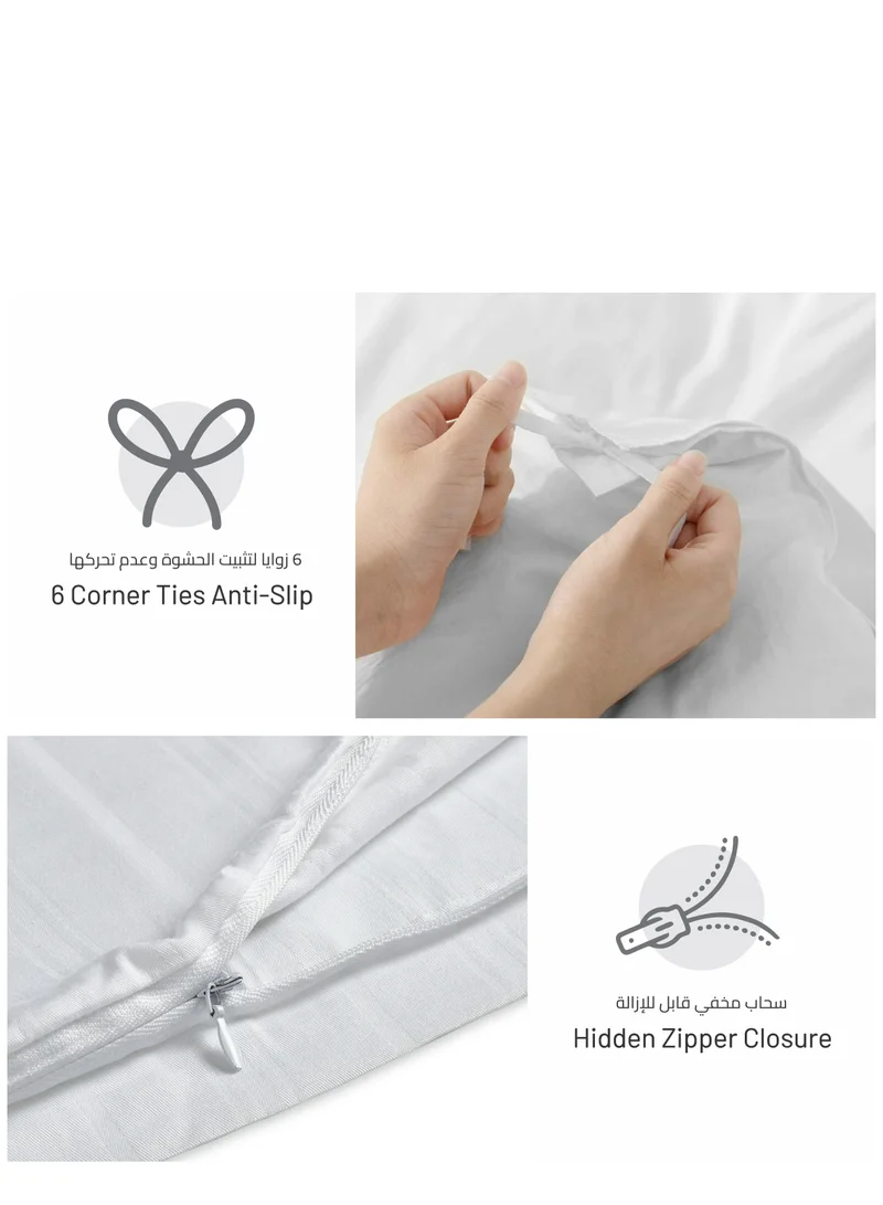 Donetella Comforter Set 5-Pcs King Size Bed Fits(200 x 200 Cm) Bedding With Pom pom Lace And Removable Filler, Coral Pink