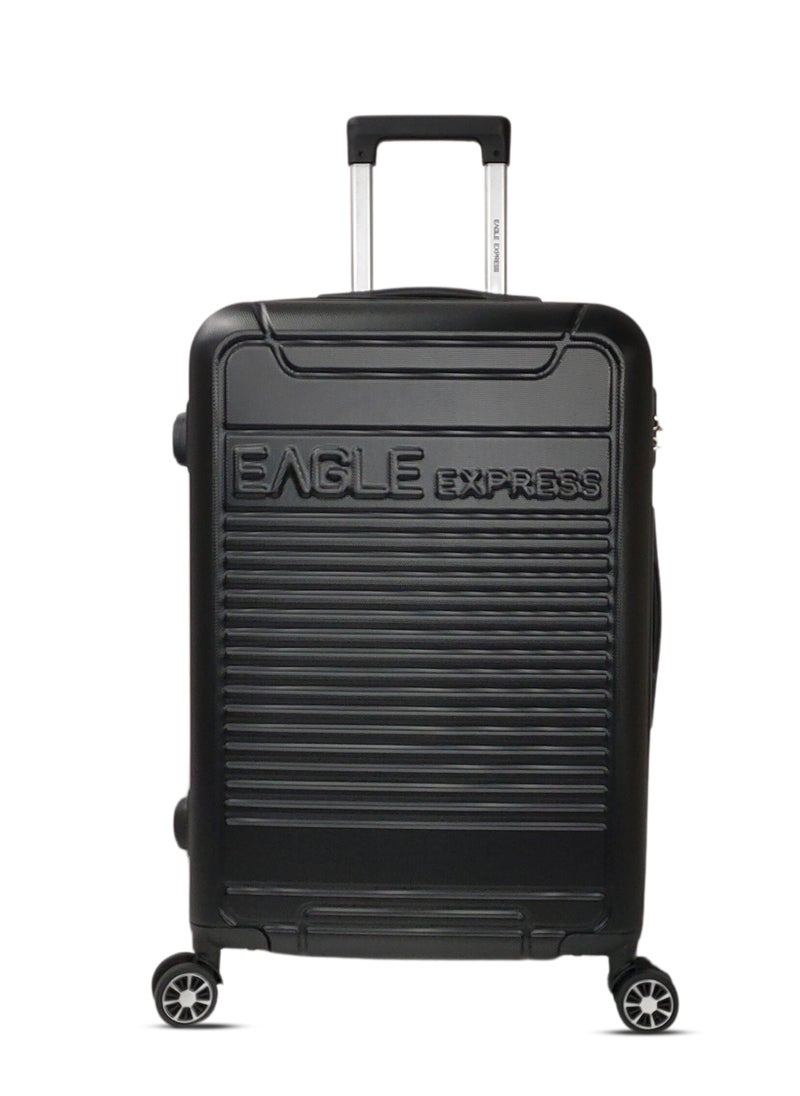 Eagle Express DEFENDER ABS HARD TROLLEY 20,24,28 inch 3 Piece Set BLACK  - Image 2