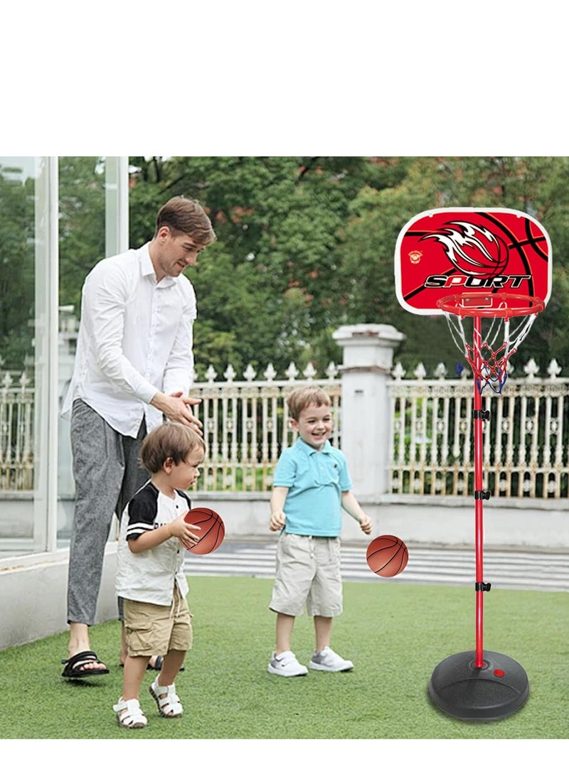 DMG TECH Basketball Hoop for Kids, Basketball Hoop Stand, Adjustable Height 150-180cm(59-70inch), Toddler Basketball Hoop for Boys Girls Age 8-12 Indoor Outdoor Play, Birthday Gifts, Perfect Festiv  - Image 5