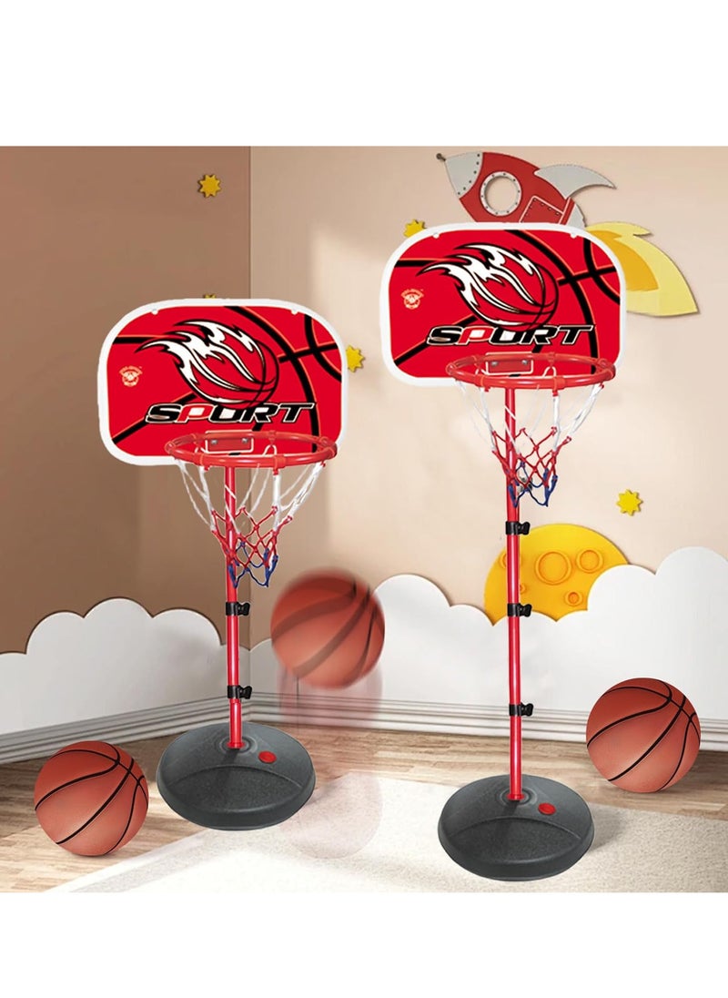 DMG TECH Basketball Hoop for Kids, Basketball Hoop Stand, Adjustable Height 150-180cm(59-70inch), Toddler Basketball Hoop for Boys Girls Age 8-12 Indoor Outdoor Play, Birthday Gifts, Perfect Festiv  - Image 3