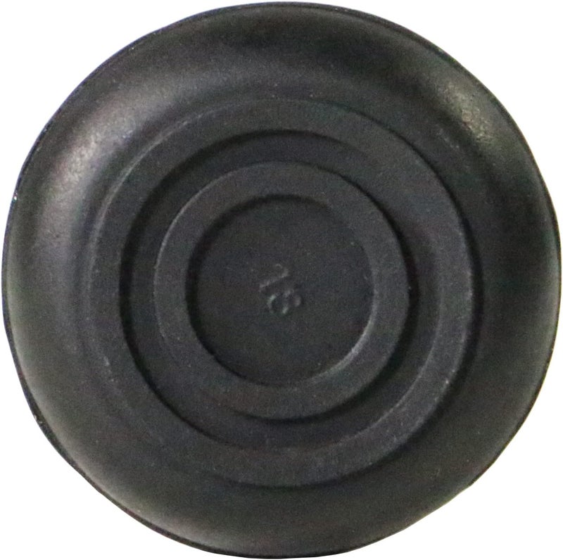 PCP Replacement Cane Tips - 3/4 Inch Diameter, Black, Set of Two - Image 2