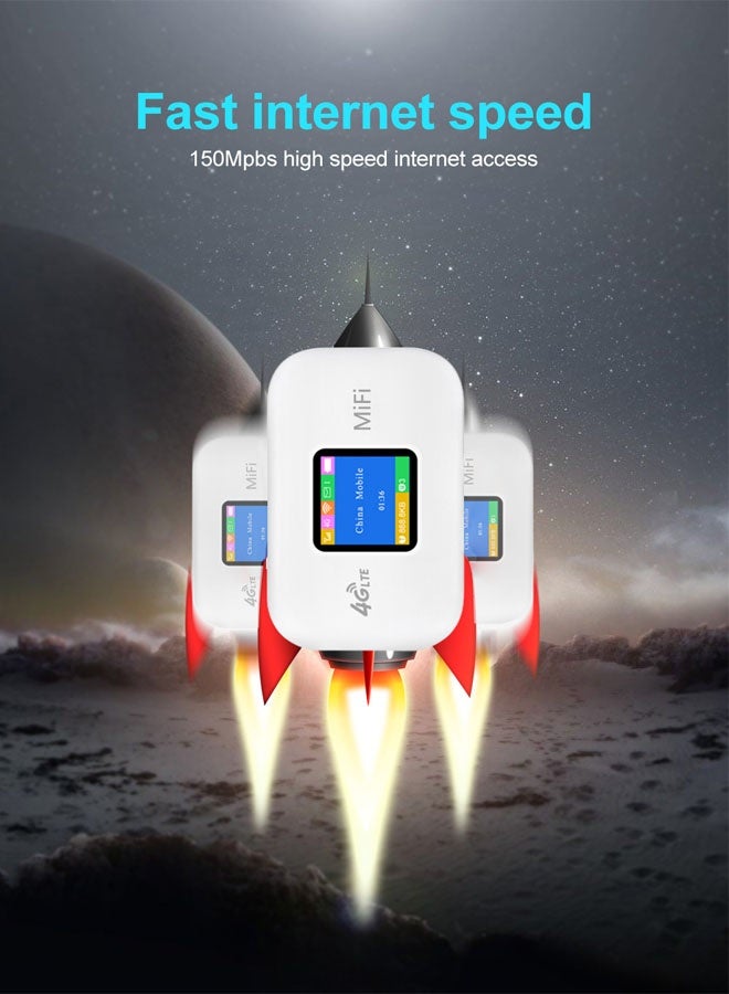 general Portable WiFi sharer, high-speed 4g mobile WiFi hotspot router, portable WiFi adapter suitable for mobile phones, laptops, desktop tablets (Eurasian version) - Image 3