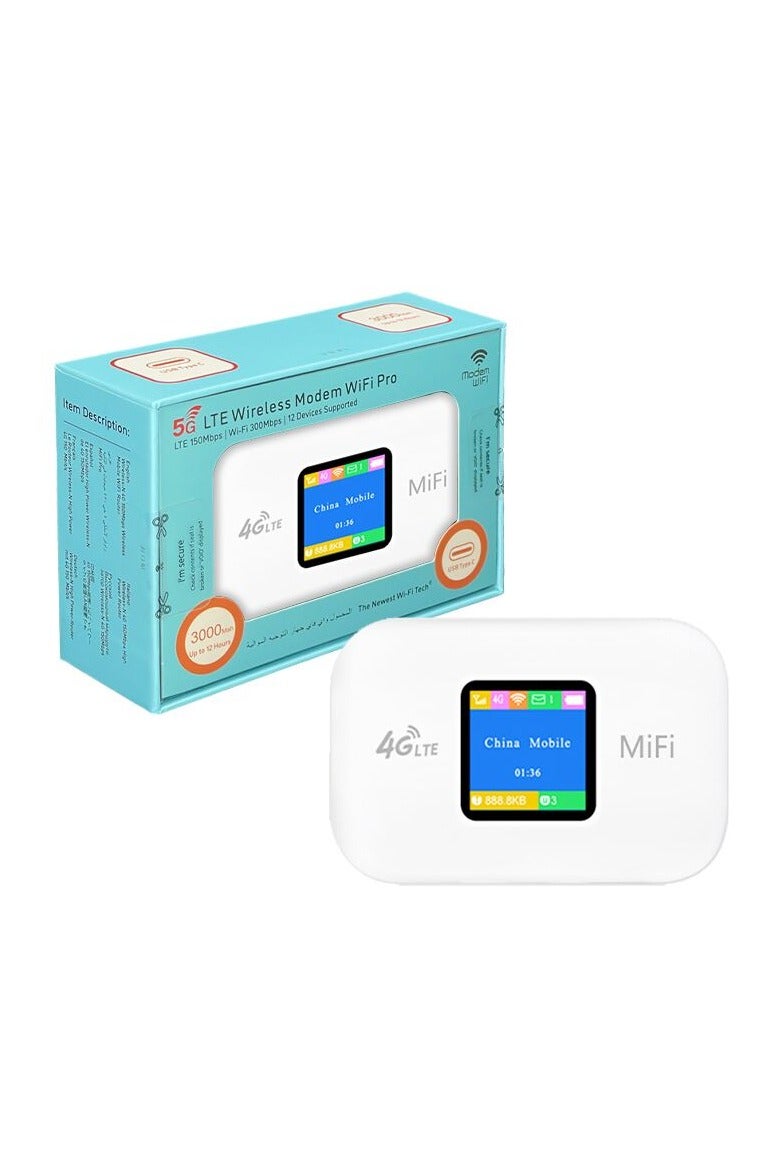 general Portable WiFi sharer, high-speed 4g mobile WiFi hotspot router, portable WiFi adapter suitable for mobile phones, laptops, desktop tablets (Eurasian version) - Image 1