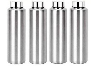 Dynore Set of 4 Stainless Steel fridge bottles - Image 4