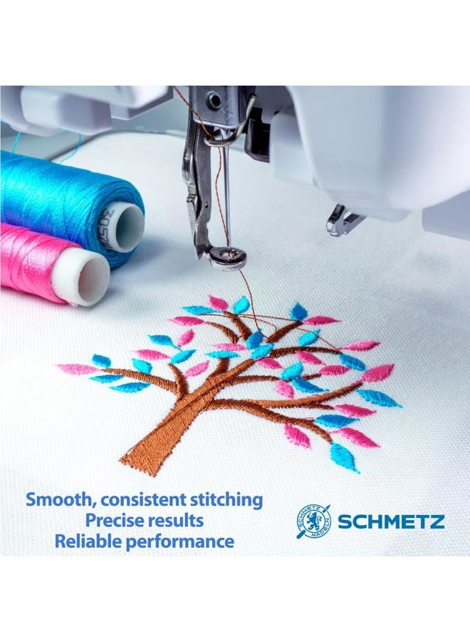 Schmetz 25 Assorted Embroidery Sewing Machine Needles 130/705H H-E Size 75/11 and 90/14 (Original Version) - Image 4