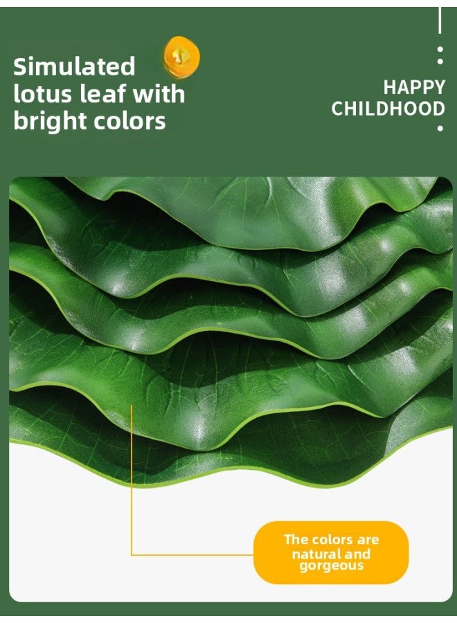 Foam Lotus Leaf Mat Children Frog Jumping Props Kindergarten Sensory Training Equipment Body Intelligent Outdoor Sports Game-Color:Thickened Lotus Leaf Pad 40cm One Piece  - Image 5