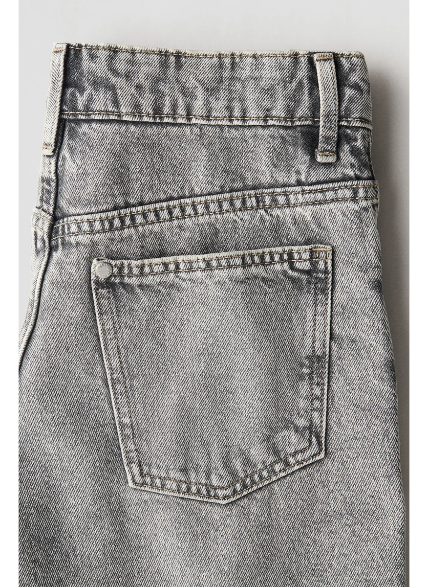 H&M Loose-Fit Denim Shorts