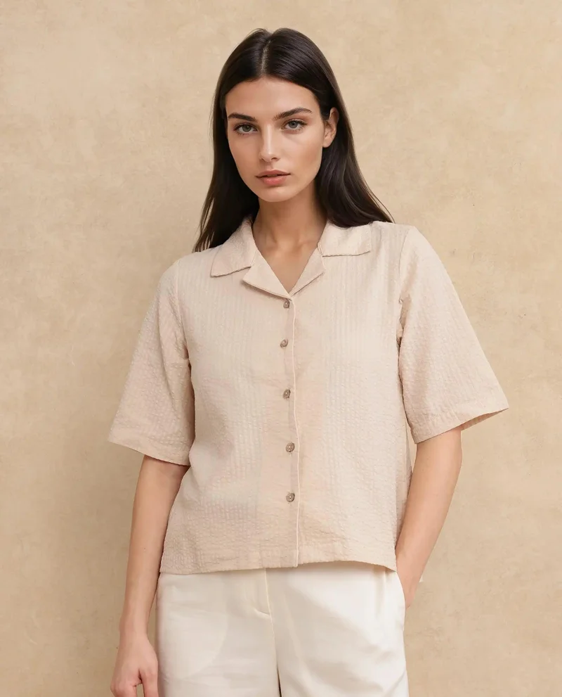 Rareism Women's Extended Sleeve Plain Top