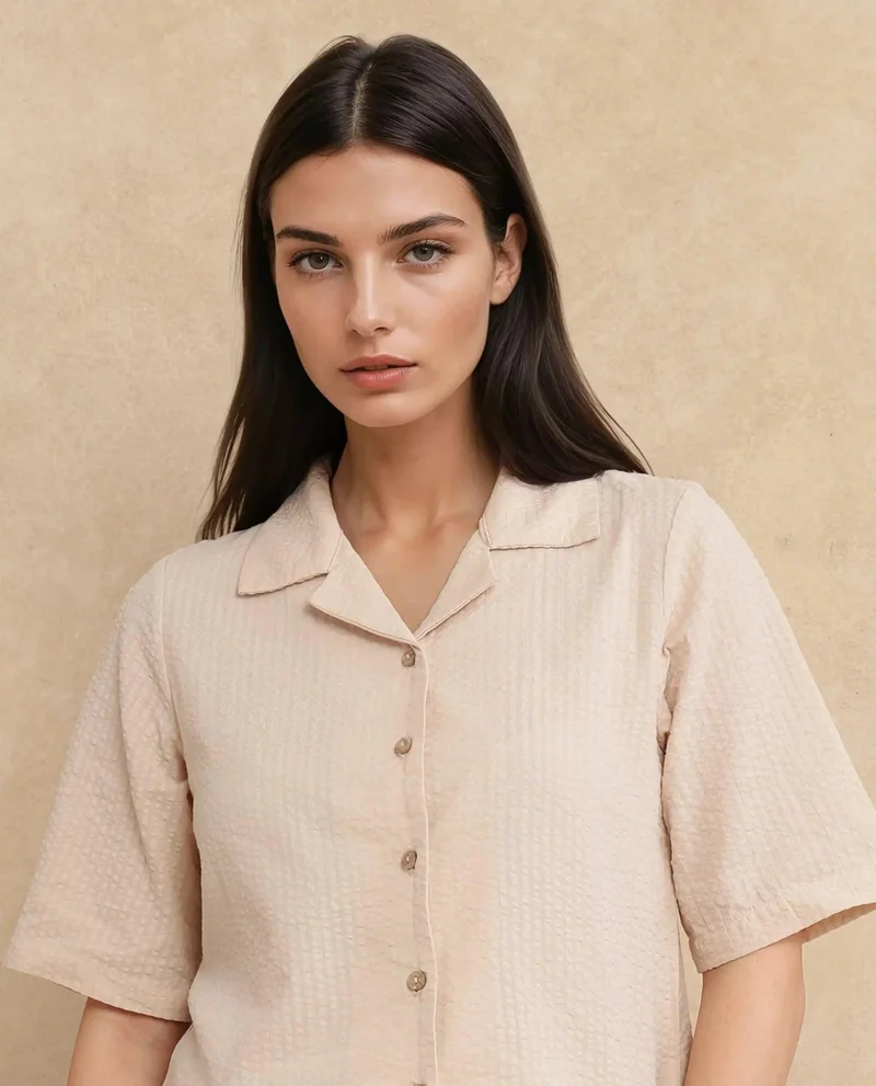 Rareism Women's Extended Sleeve Plain Top