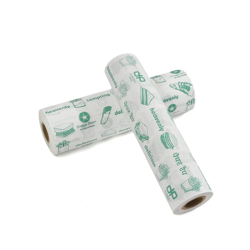 DINGGA PAPER DINGGA PAPER NonBleached NonWax Butter Paper Wrapping Parchment Paper Roll for Cooking 500Meter Roll 