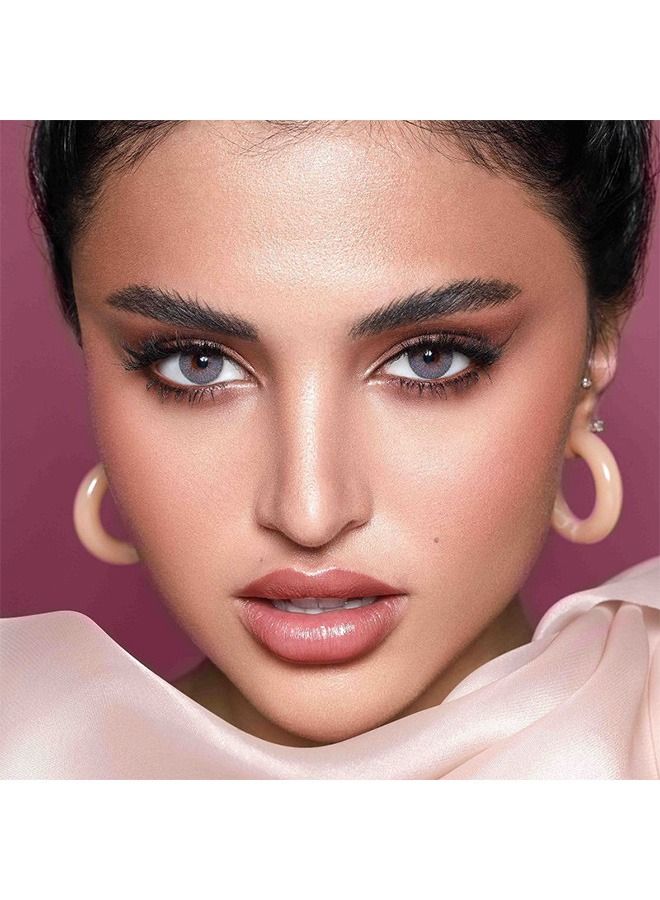 بيلا Silky Gray Elite Monthly Disposable Contact Lenses - Image 2