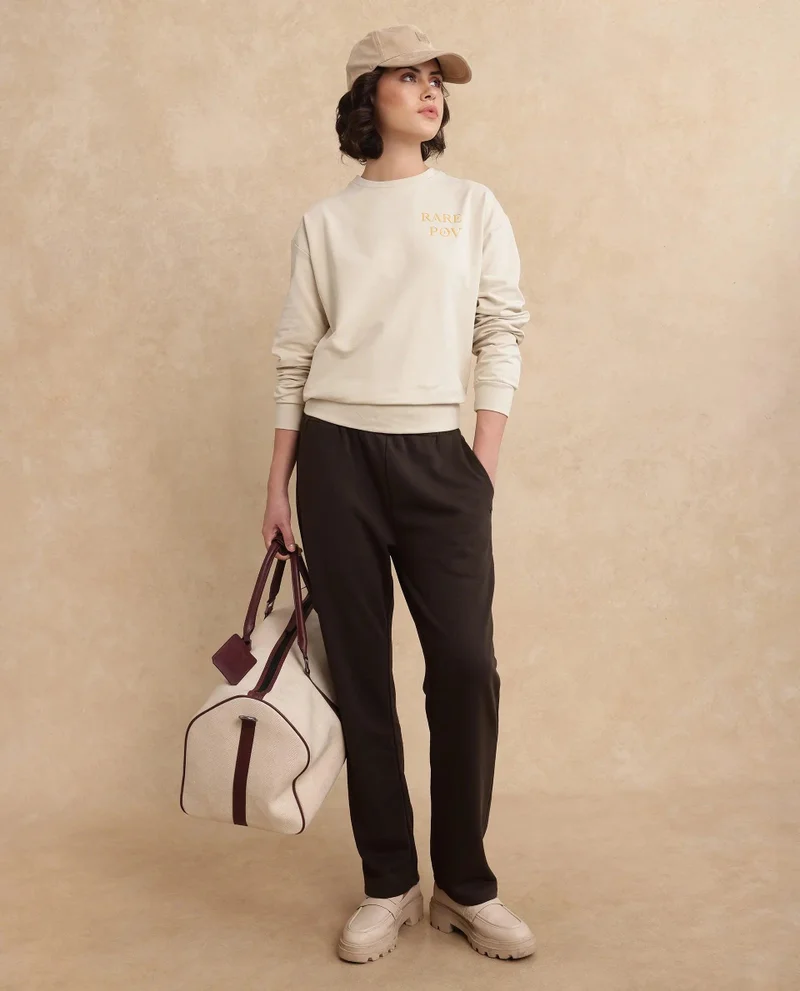 ريريزم Women's Terry Straight Fit Trackpants