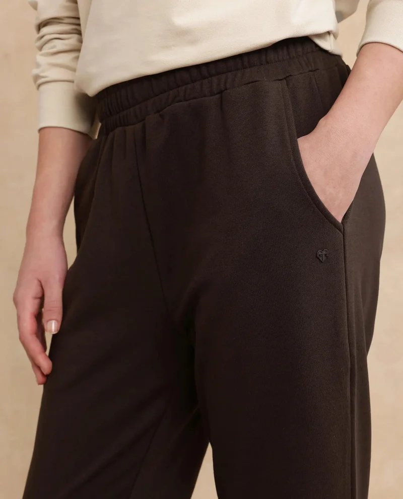 Rareism Women's Terry Straight Fit Trackpants