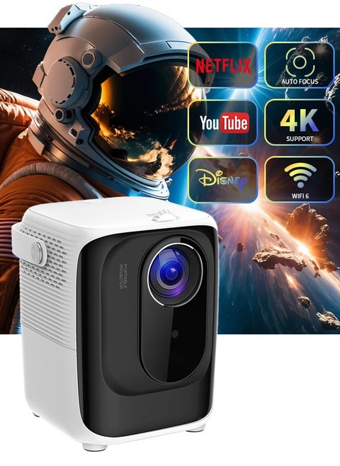 1920*1080P Mini Projector 4K Bluetooth-Compatible Android Smart TV DLP Office Micro Portable Data With 5G Wifi Home Theater