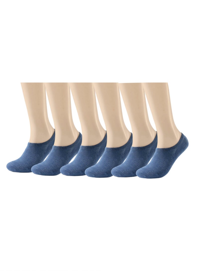 مجموعة من ست جوارب كاجوال خليط قطني قصيرة - Image 1