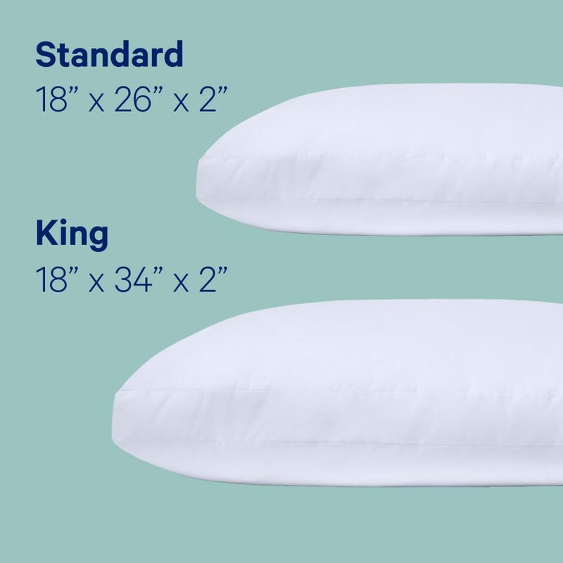 Casper Sleep Essential Pillow for Sleeping, Standard, White - Image 4
