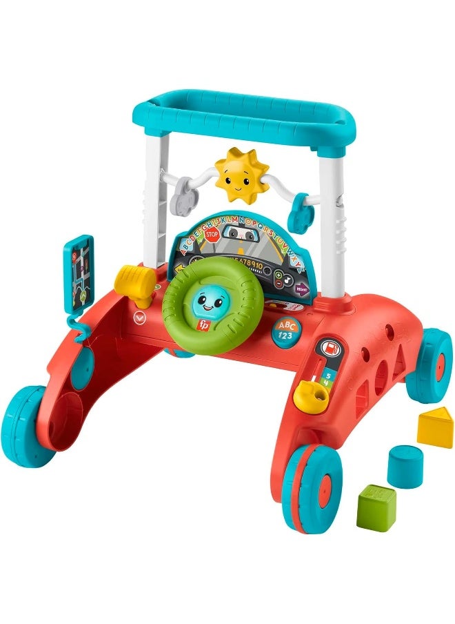 2-Sided Steady Speed Walker, Car-Themed Baby Learning Toy