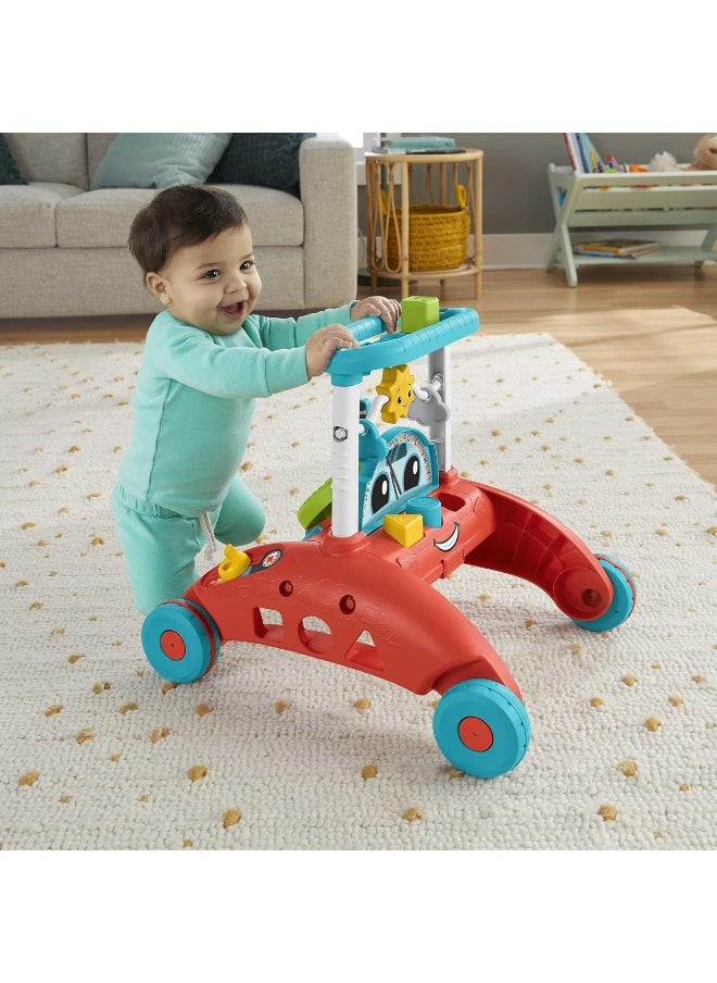 2-Sided Steady Speed Walker, Car-Themed Baby Learning Toy
