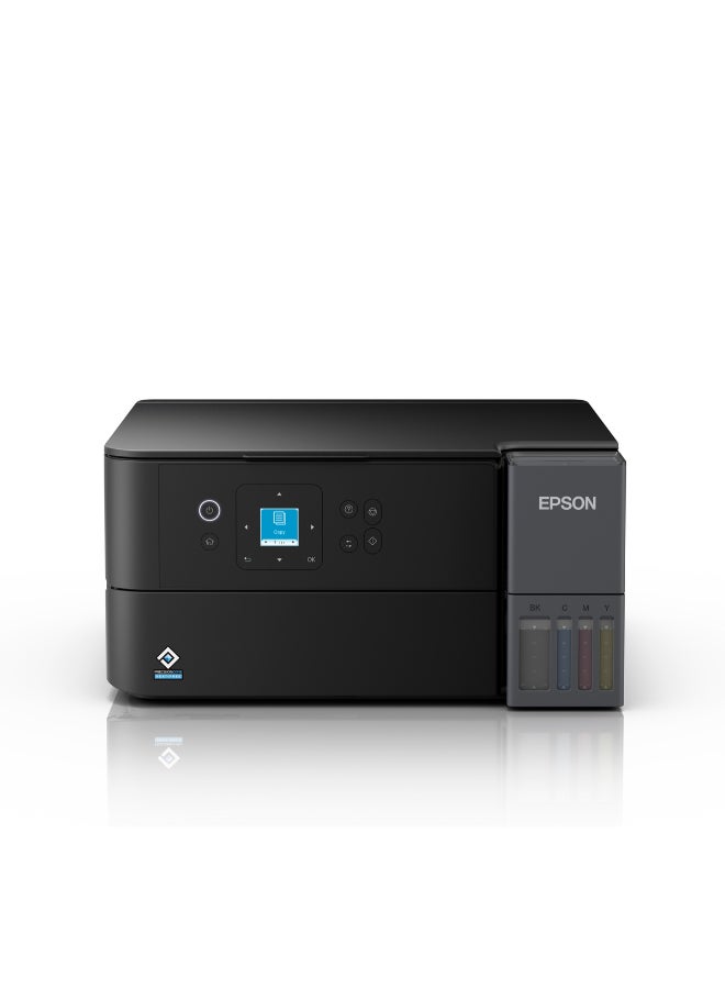EPSON EcoTank L4360 A4 Wi-Fi Duplex All-in-One Ink Tank Printer, 1 Year Warranty Black - Image 1