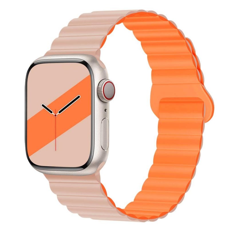 Adjustable Silicone Sport Strap Smartwatch Band Compatible with Apple Watch 38 40 41 42 44 45 49mm with Fit Replacement Strap Black - Image 3