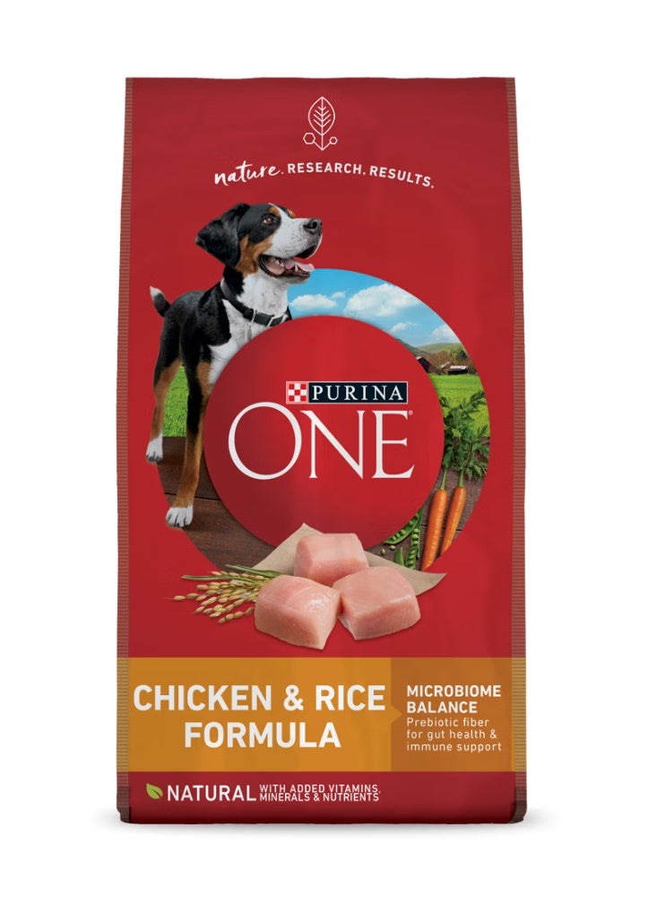 بيورينا ون طعام جاف للكلاب بنكهة الدجاج والأرز 1.36 كجم - Image 1